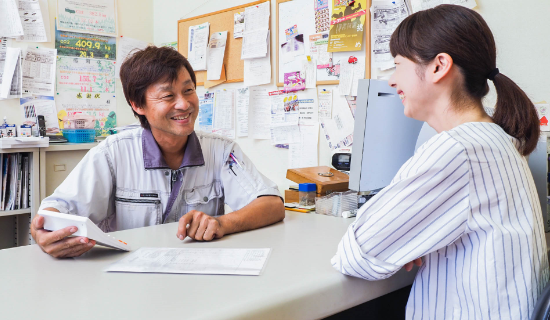 打ち合わせ風景　お客様　写真